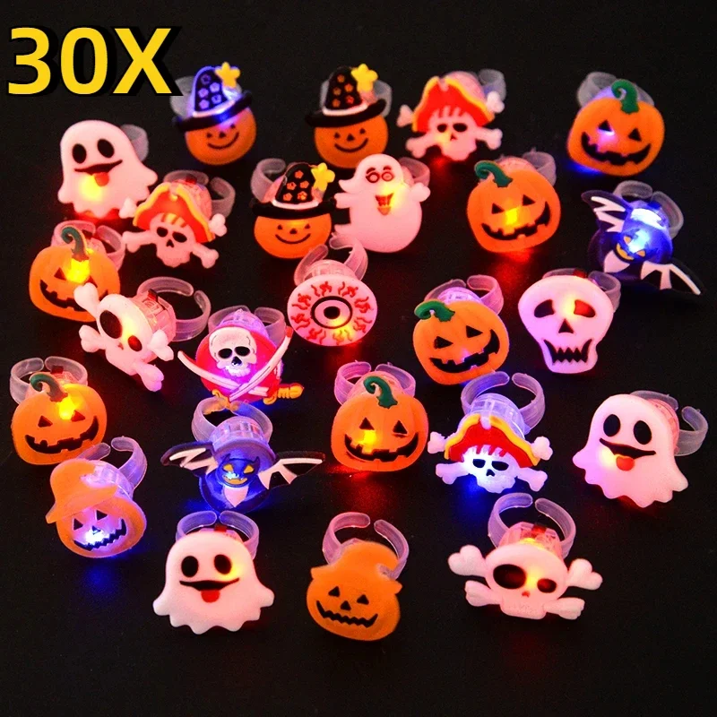 Glow In The Dark Party Glasses - Светящиеся кольца на Хэллоуин, креативные милые