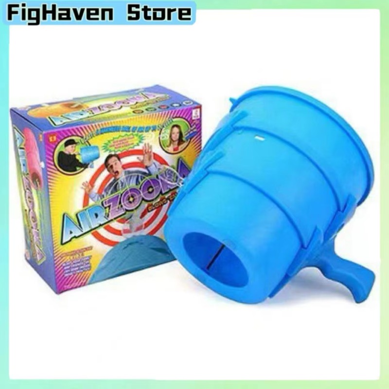 Prank Toys - Воздушная пушка Airzooka: портативная игрушка-бластер, забавная