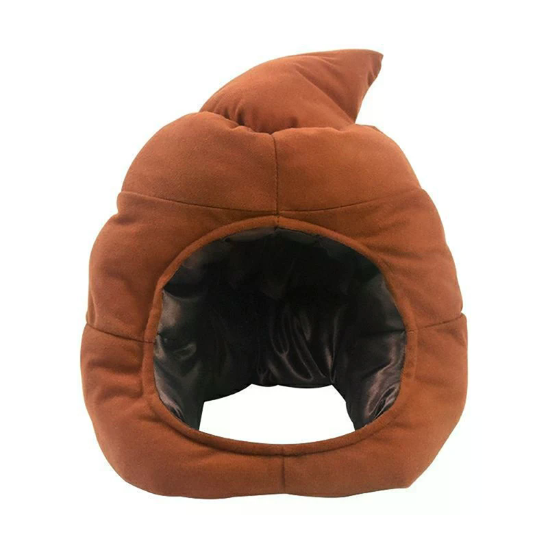 Fake Poop Gag Gift - Креативная милая плюшевая шапка в форме