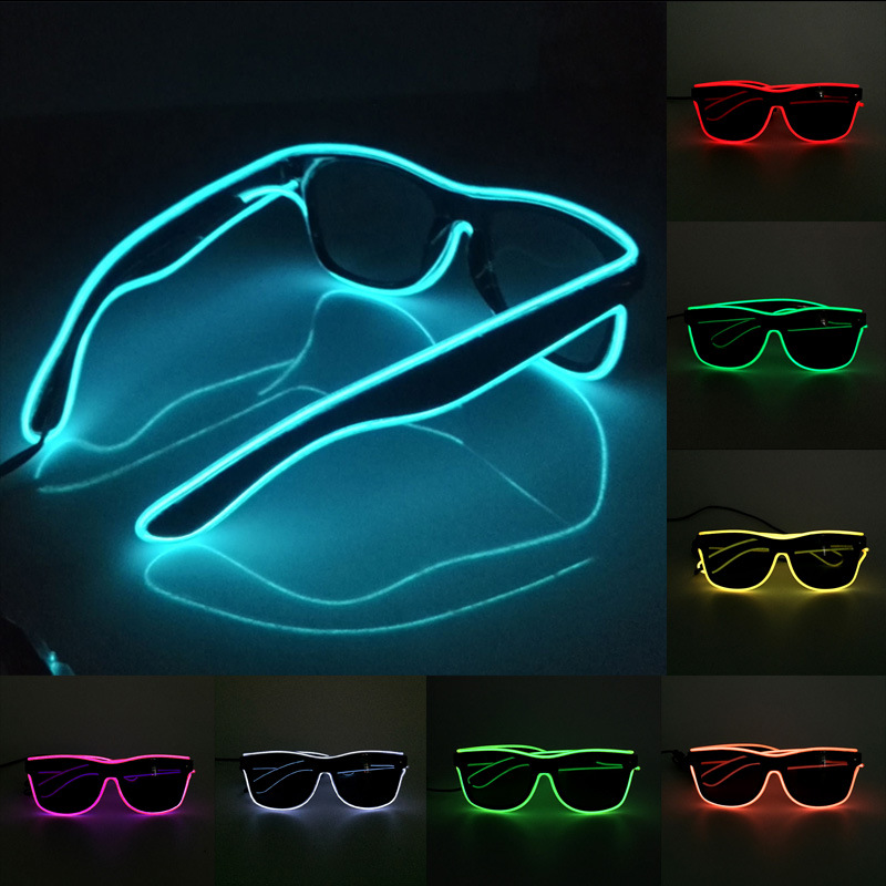 Glow In The Dark Party Glasses - 1 шт., мигающие светодиодные очки с