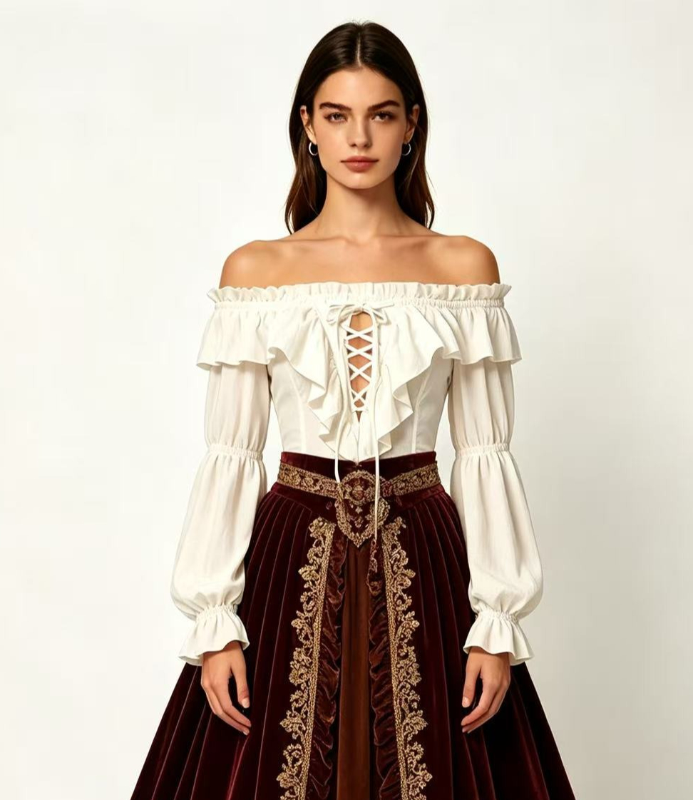 Пиратская блузка для женщин, с – обзор и цена Costumes
