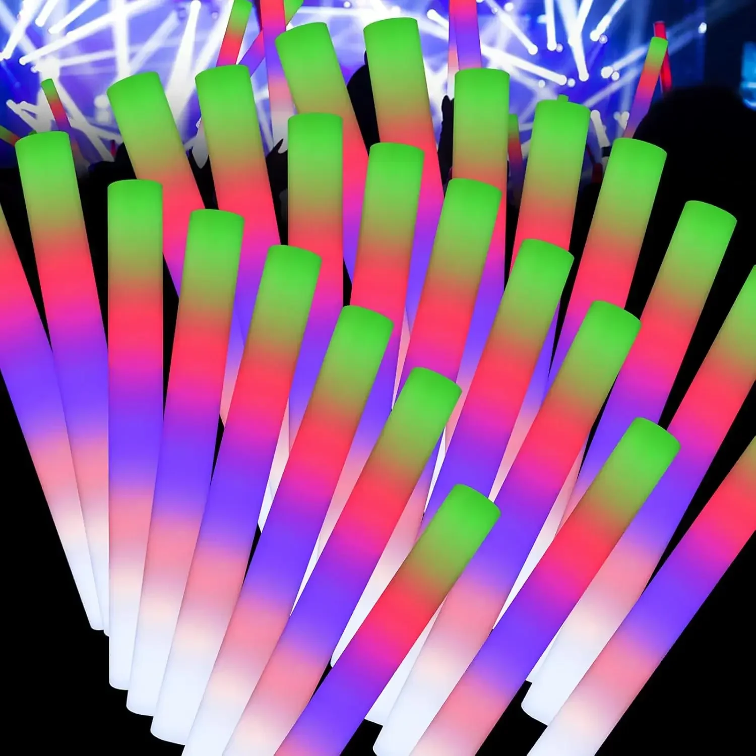 1Z-50 шт. светодиодных пенопла – обзор и цена Flashing Led Foam Sticks Party