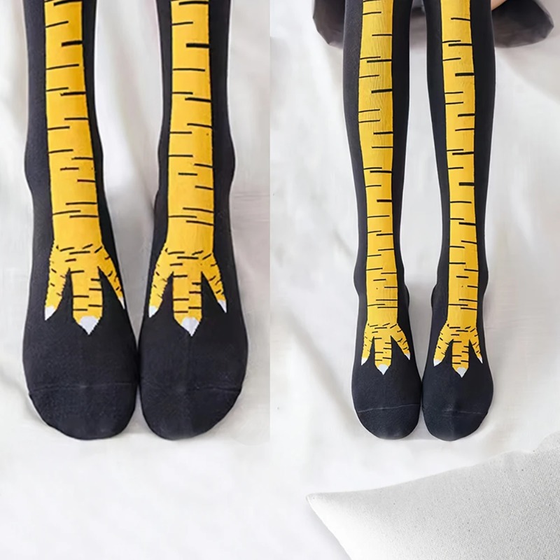 1/2/5 пар женских гольфов до к – обзор и цена Funny Chicken Leg Socks