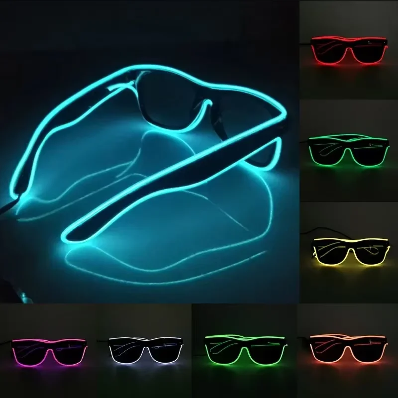 Неоновые светодиодные светящие – обзор и цена Glow In The Dark Party Glasses