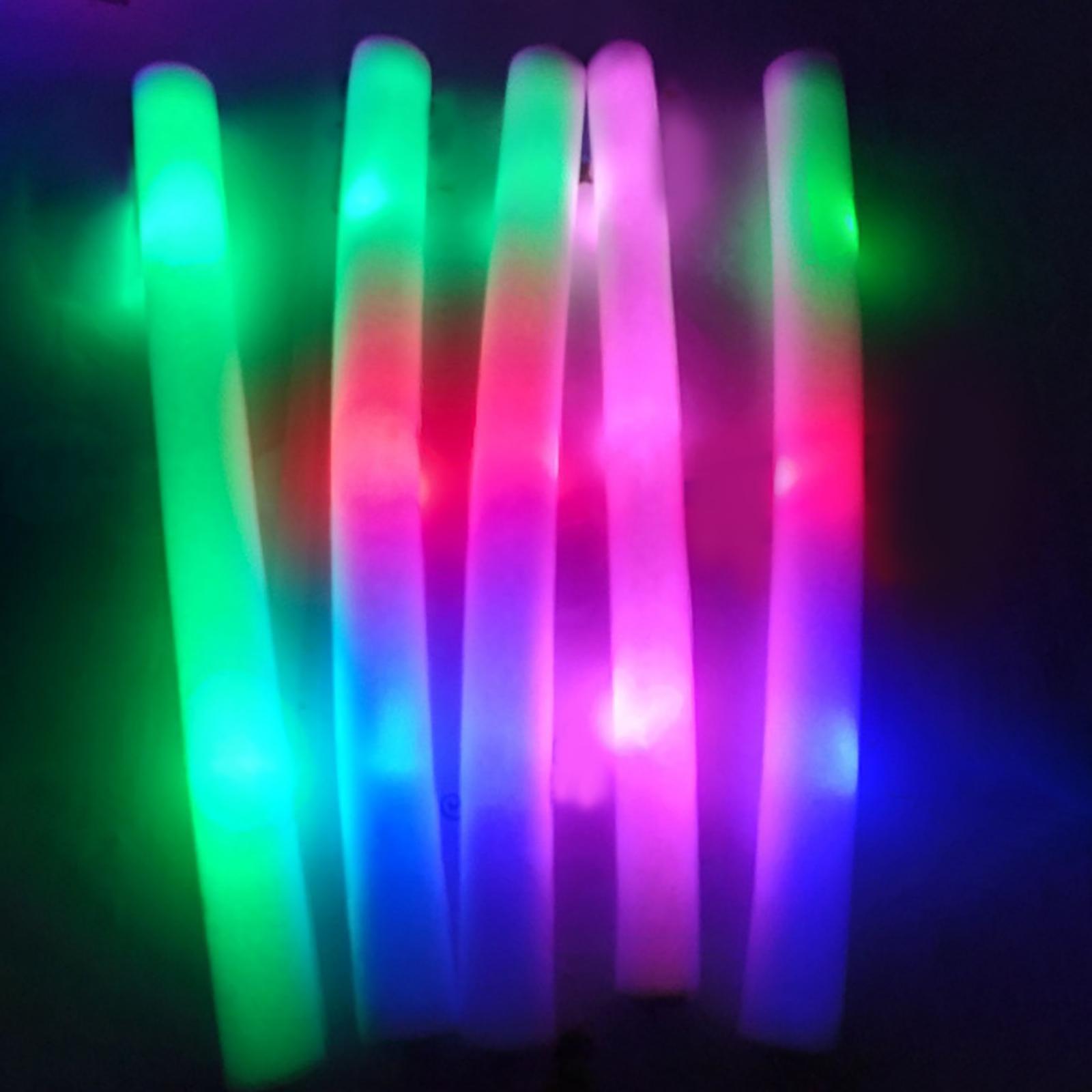 Светодиодные пенопластовые пал – обзор и цена Flashing Led Foam Sticks Party