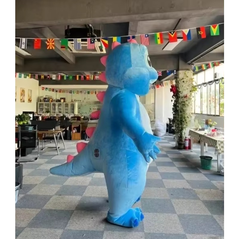 Надувной костюм синего дракона – обзор и цена Inflatable Dinosaur Costume Adult