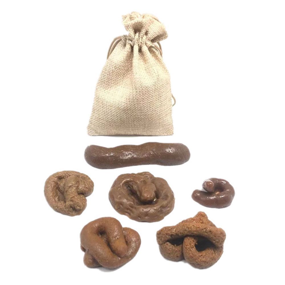 6 шт., шутка, хитрые игрушки,  – обзор и цена Fake Poop Gag Gift