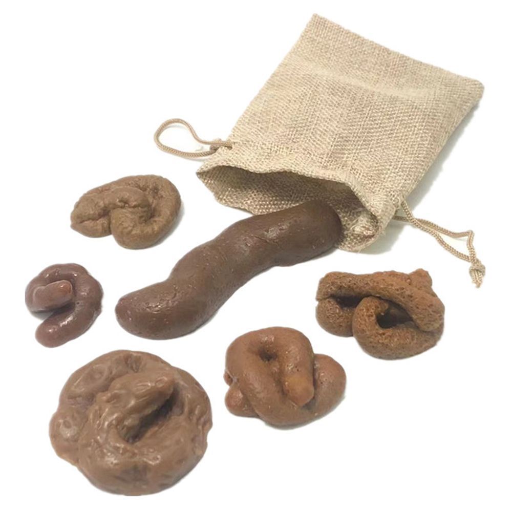 6 шт., шутка, хитрые игрушки,  – обзор и цена Fake Poop Gag Gift