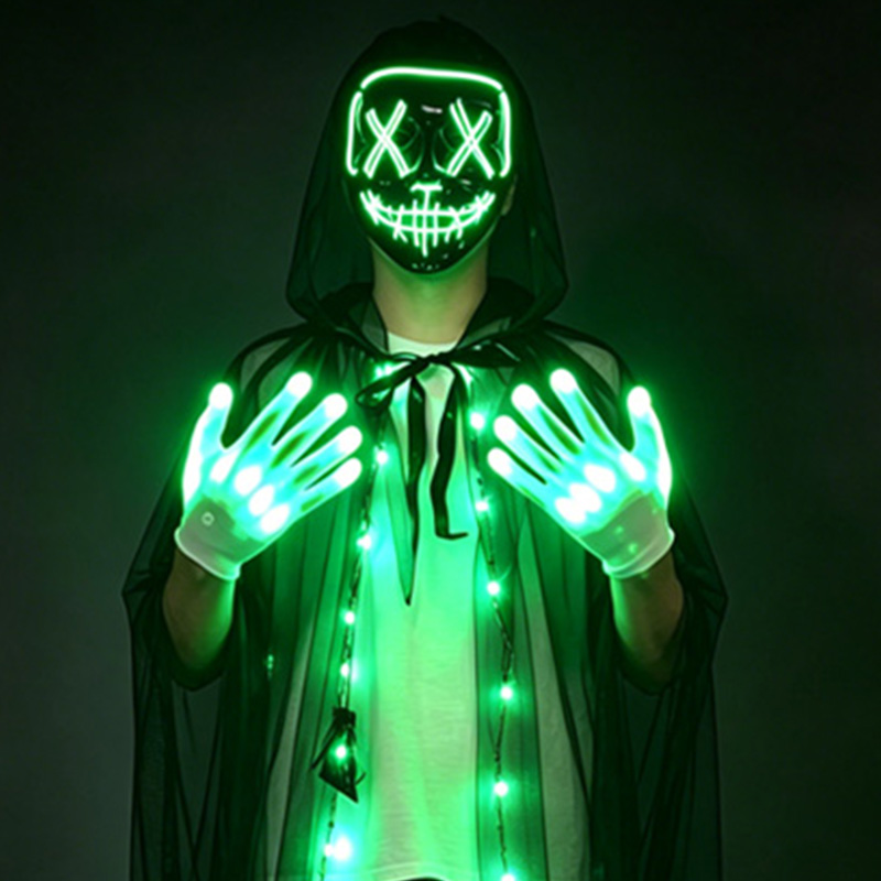 Светодиодная маска в виде чере – обзор и цена Led Purge Mask Halloween