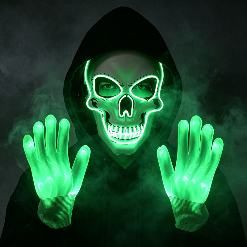 Светодиодная маска в виде чере – обзор и цена Led Purge Mask Halloween