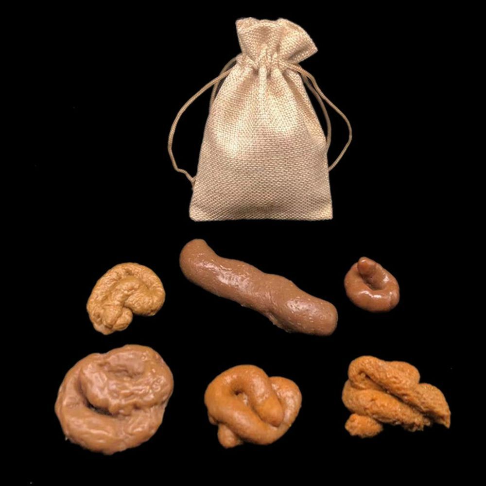 6 шт. шуточных антистресс-гадж – обзор и цена Fake Poop Gag Gift