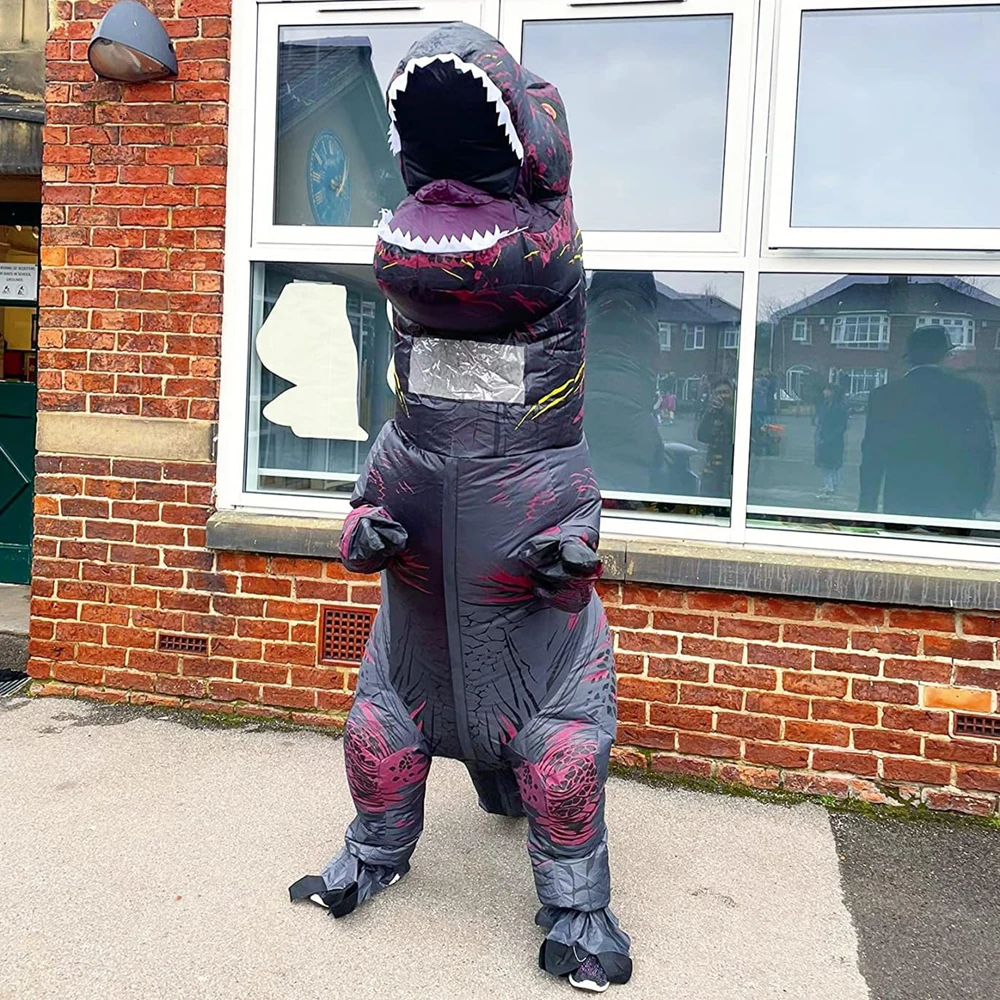 Надувной костюм тираннозавра T – обзор и цена Inflatable Dinosaur Costume Adult